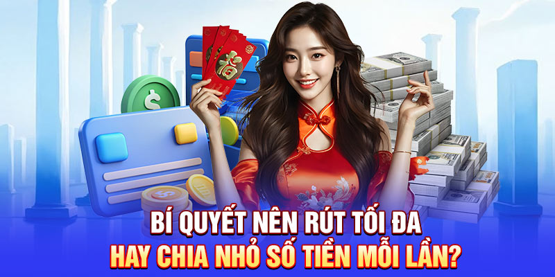 Bí quyết nên rút tối đa hay chia nhỏ số tiền mỗi lần?